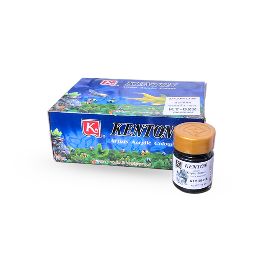 [KT-022] สีอะคิลิคขวดแก้ว 1/2 ออนซ์