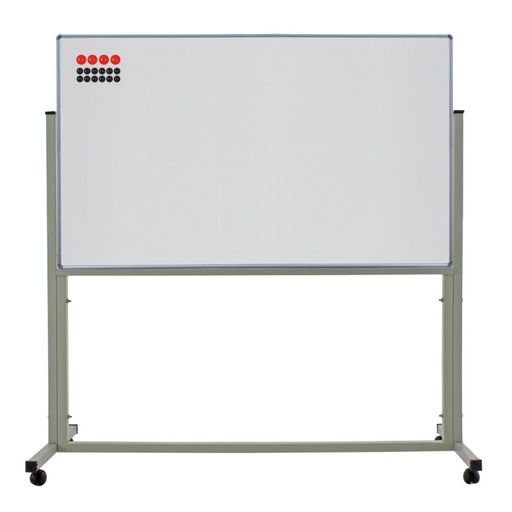 [KW-174] ไวท์บอร์ดแม่เหล็ก หน้าเดียว ขาตั้งมีล้อเลื่อน 60 x 90cm.